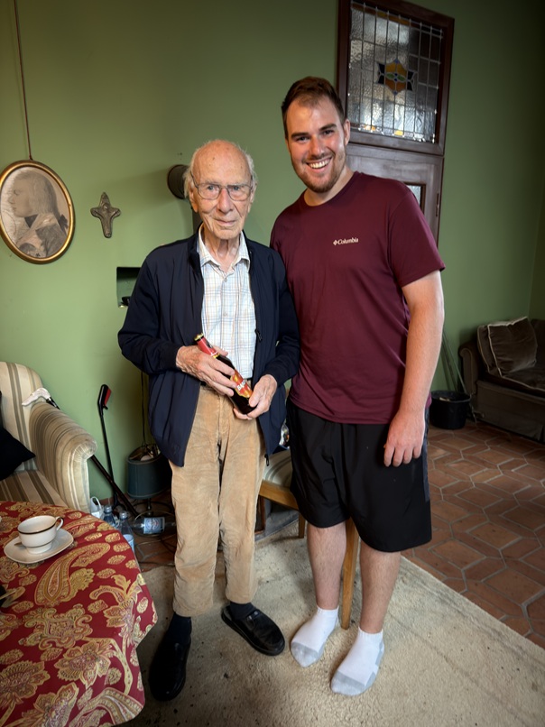 Jiri Kluc with Dieter von Levetzow.
