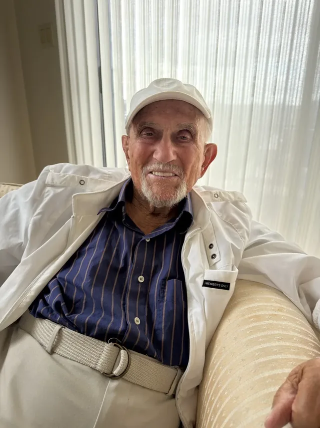 Roman Lesniak, a survivor of Schindler’s list.