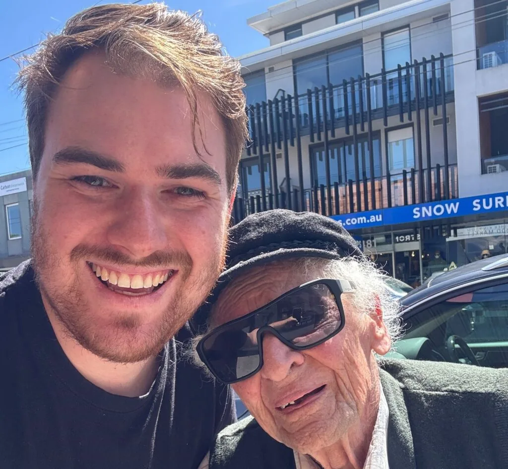 With Jiří Švenger, a WWII veteran of No. 311 (Czechoslovak) Squadron RAF. Photo taken in Melbourne, March 2025. Jiří Švenger will be the hero of one of my upcoming books.